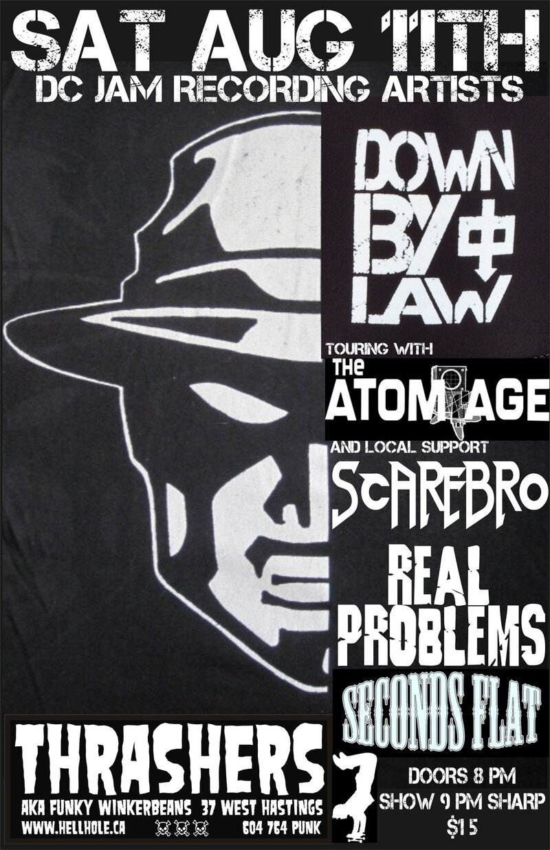 PUNKORAMA!!: DOWN BY LAW, THE ATOM AGE, Scarebro, Real Problems, Seconds Flat @ Funky Winker Beans Dec 31 1969 - May 6th @ Funky Winker Beans
