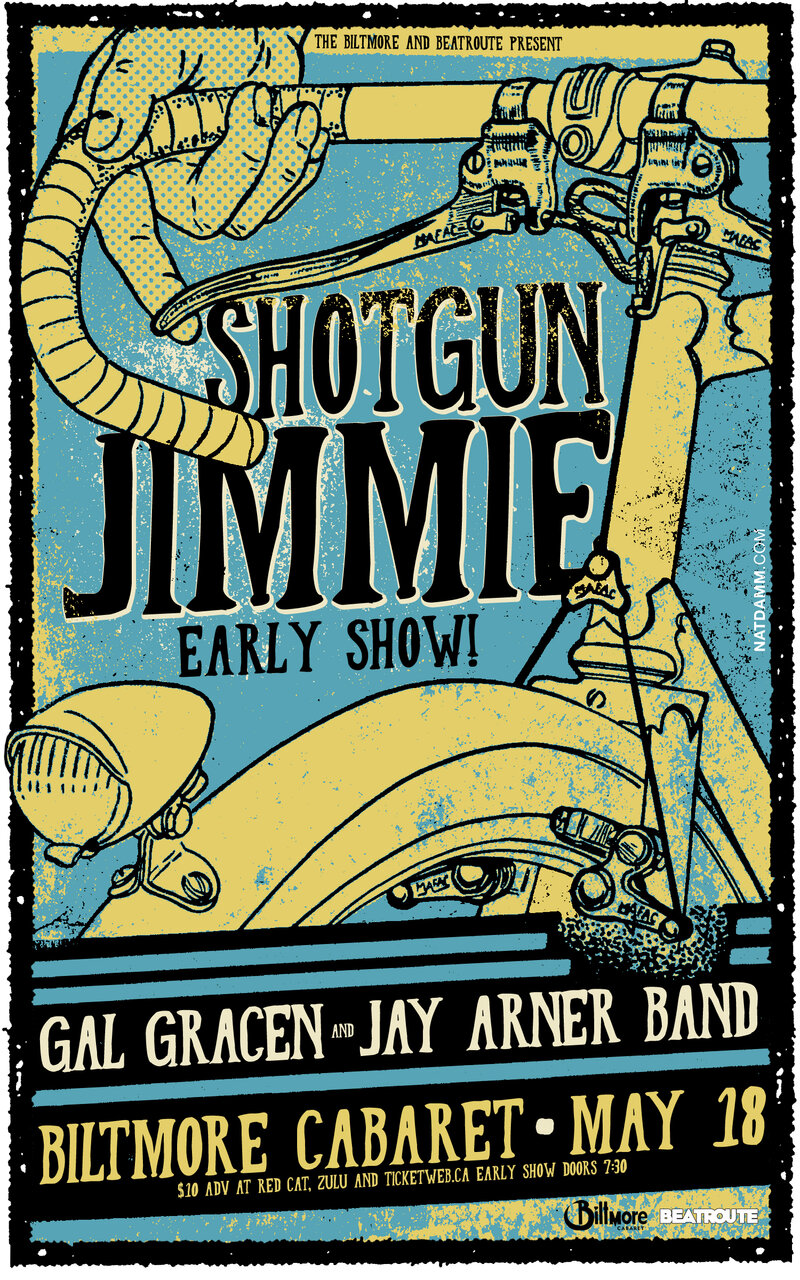 Shotgun Jimmie, Gal Gracen, Jay Arner Band @ The Biltmore Cabaret May 18 2013 - May 6th @ The Biltmore Cabaret