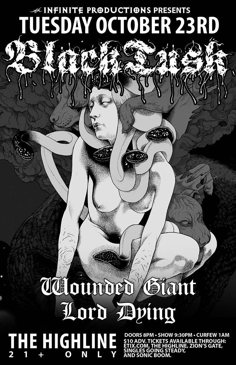 Black Tusk, Wounded Giant, Lord Dying @ Highline Oct 23 2012 - May 7th @ Highline