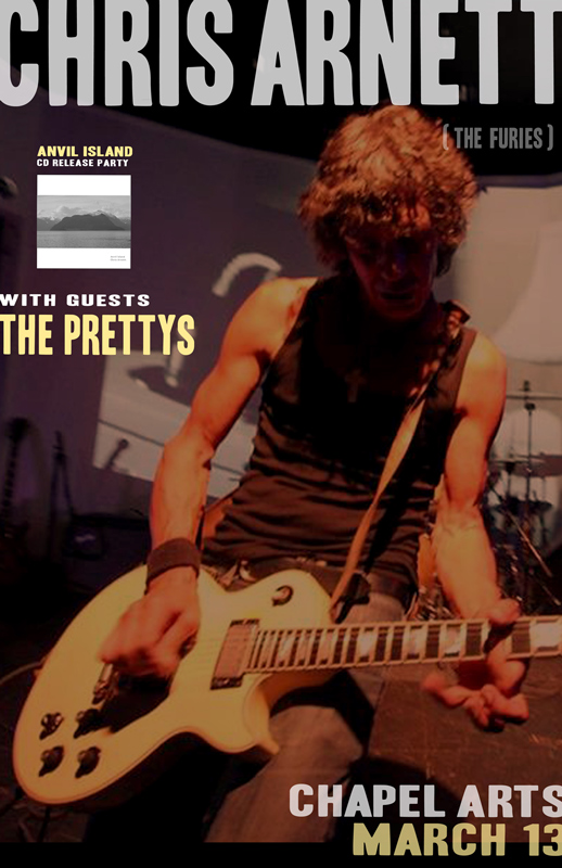 Chris Arnett, The Pretty's @ Chapel Arts Mar 13 2014 - May 16th @ Chapel Arts