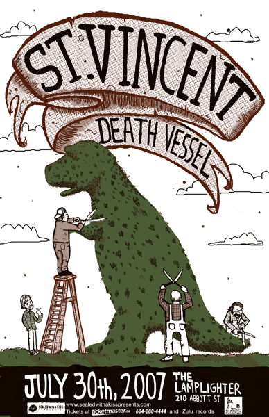 St. Vincent, Death Vessel @ The Lamplighter Jul 30 2007 - May 13th @ The Lamplighter