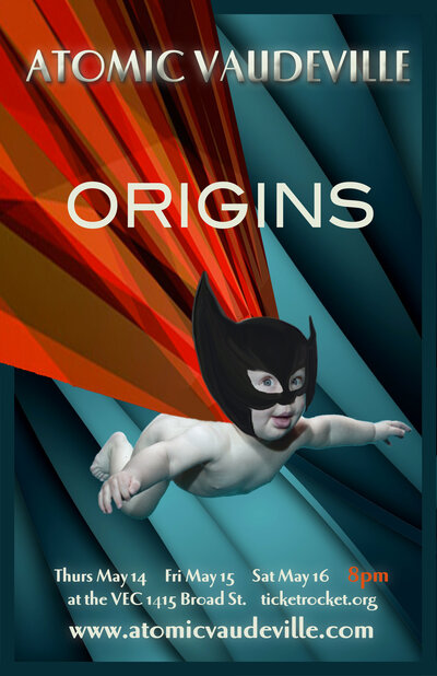 Atomic Vaudeville Summer Cabaret- Origins: Britt Small, Jacob Richmond, Alex Wlasenko, Atomic Vaudeville @ Victoria Event Centre May 16 2015 - May 1st @ Victoria Event Centre
