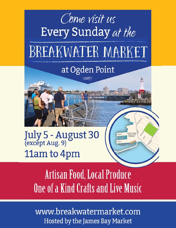 Breakwater Market @ Ogden Point Aug 7 2016 - May 10th @ Ogden Point