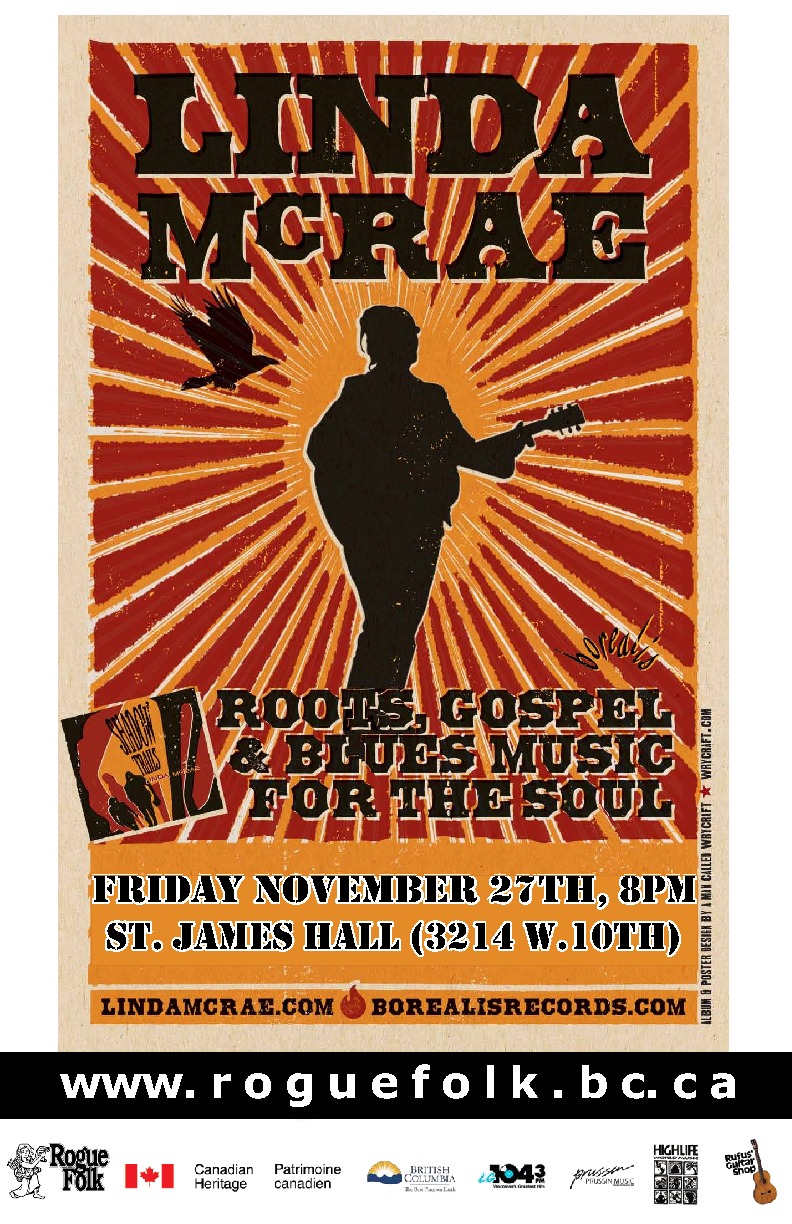 Linda McRae, Thad Beckman @ St. James Community Hall Nov 27 2015 - May 6th @ St. James Community Hall