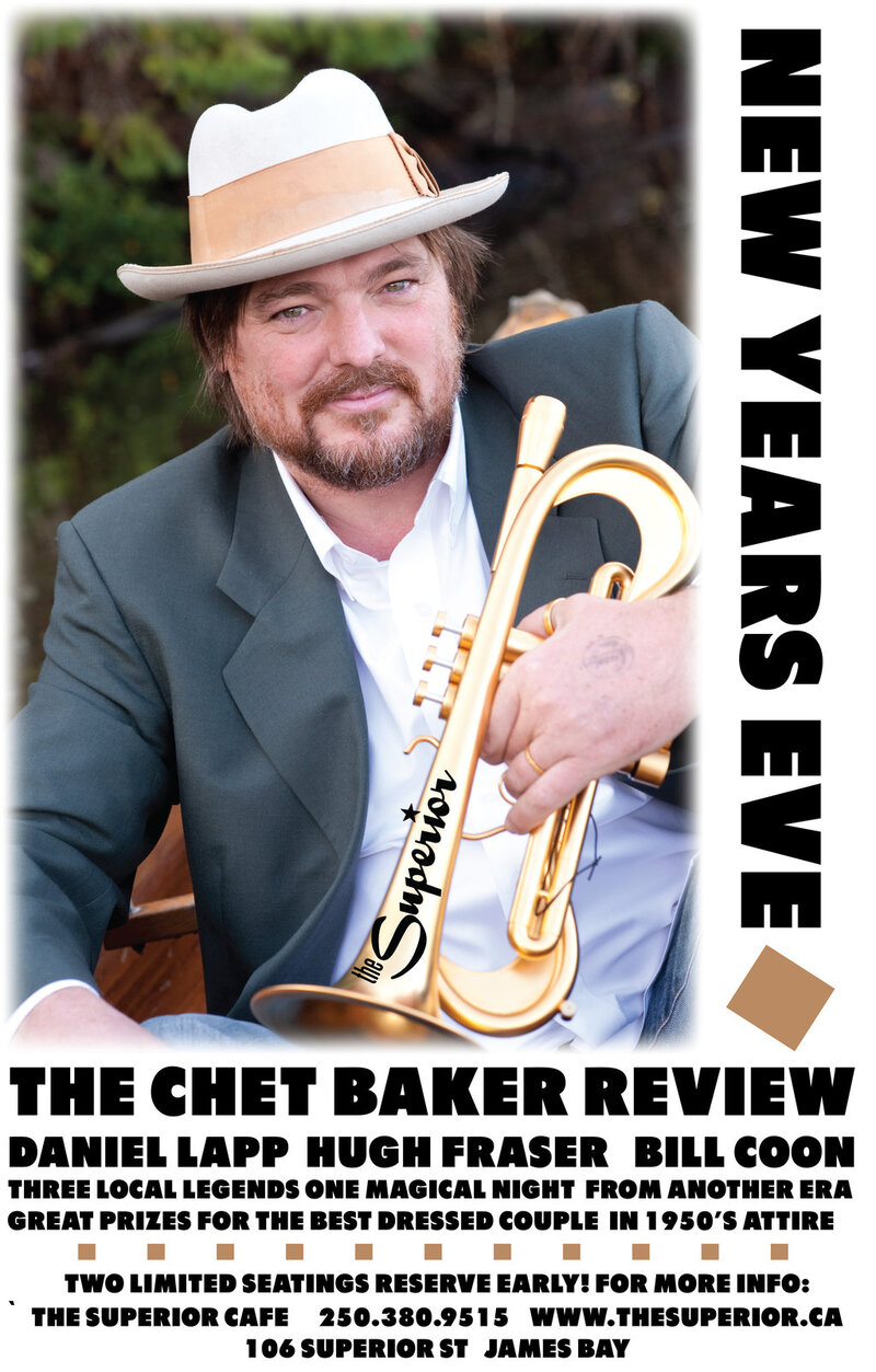 "The Chet Baker Review" At The Superior Caf&eacute;: Daniel Lap, Hugh Fraser, Bill Coon @ The Superior Dec 31 2010 - May 12th @ The Superior