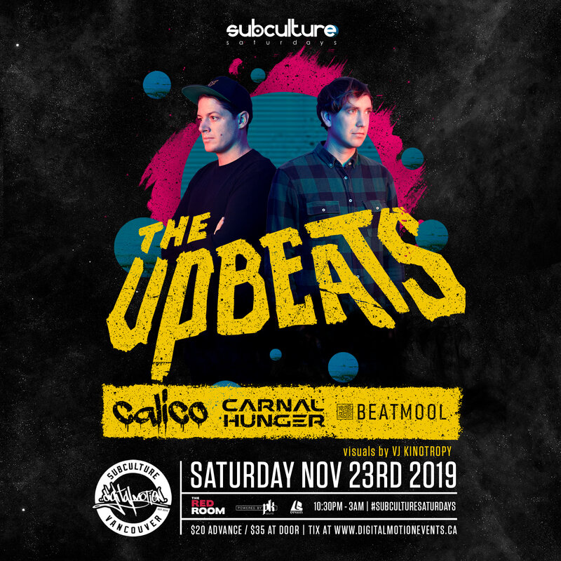The Upbeats @ The Red Room Nov 23 2019 - Jun 12th @ The Red Room