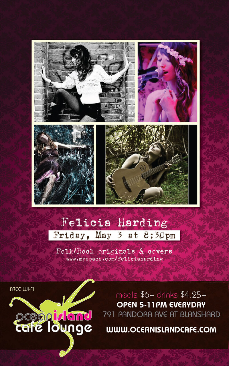 Felicia Harding @ Ocean Island Lounge May 3 2013 - May 10th @ Ocean Island Lounge