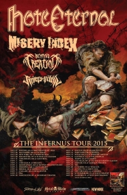 Hate Eternal, Misery Index, Beyond Creation, Rivers Of Nihil, Tyrants Blood @ Rickshaw Theatre Nov 10 2015 - May 16th @ Rickshaw Theatre