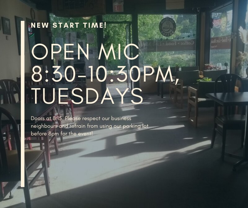 Unplugged Open Mic @ Gorge-ous Coffee Jun 11 2019 - Jun 5th @ Gorge-ous Coffee