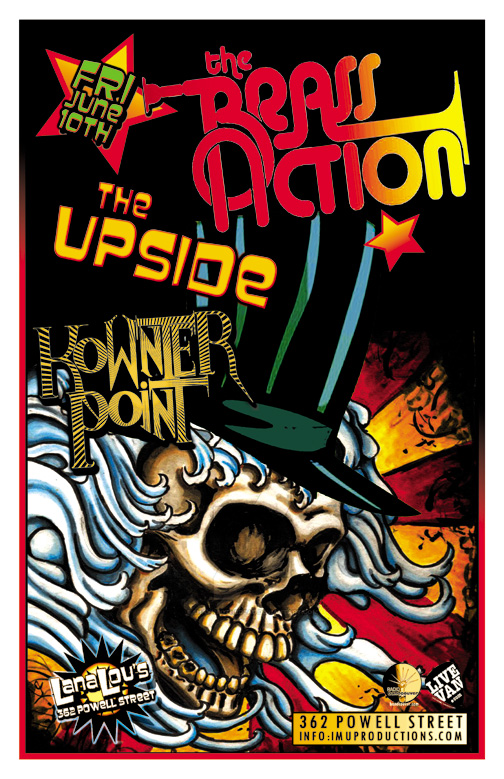 Ska dance party!: The Brass Action, The Upside, Kownterpoint @ LanaLou's Dec 31 1969 - May 8th @ LanaLou's