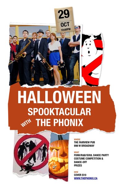 Halloween Spooktakular w/: The Phonix @ Fairview Pub Oct 29 2010 - May 7th @ Fairview Pub
