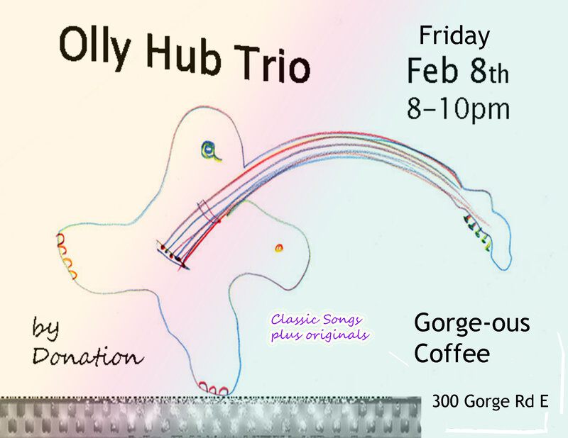 Olly Hub Trio @ Gorge-ous Coffee Mar 9 2019 - Jun 7th @ Gorge-ous Coffee