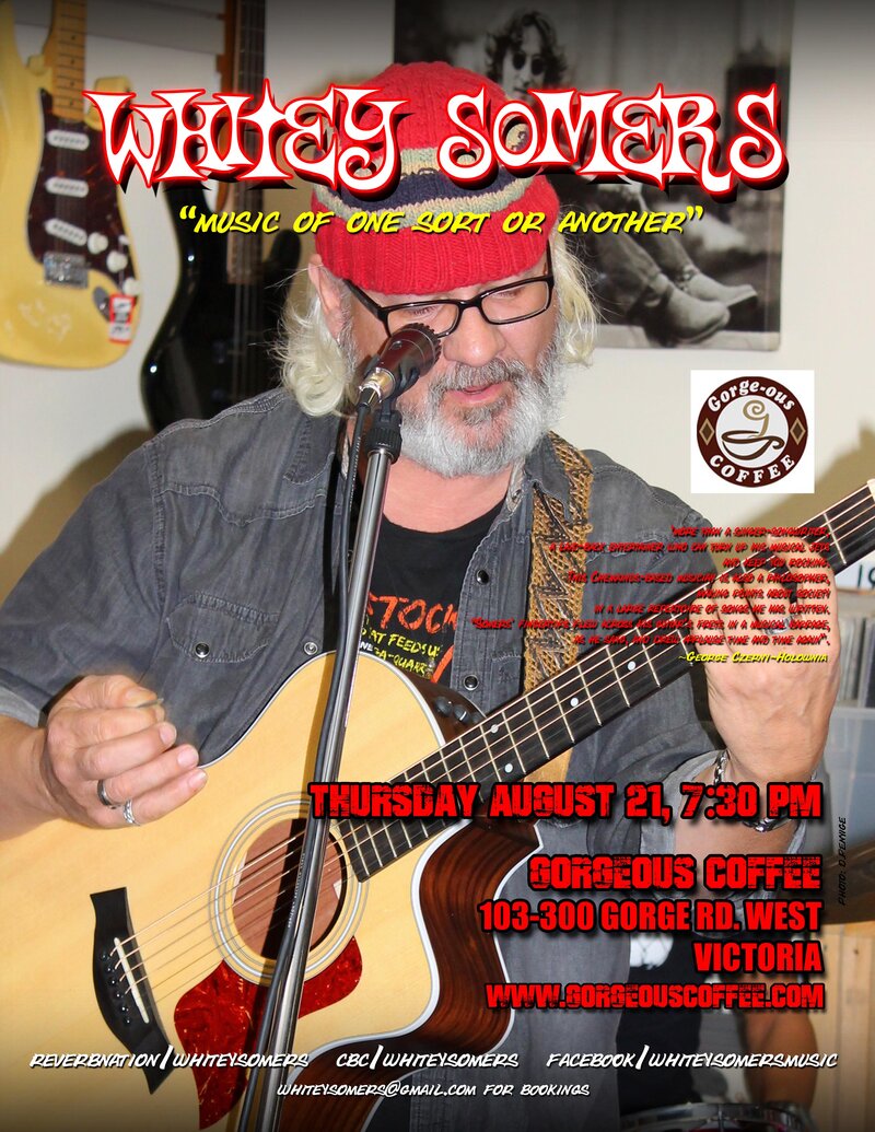 Whitey Somers @ Gorge-ous Coffee Aug 21 2014 - May 6th @ Gorge-ous Coffee