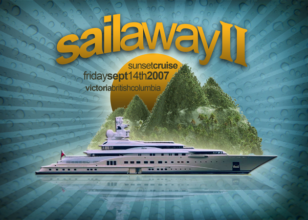Sail Away II Sunset Cruise: Hebegebe, Bustin Dustin, Trever, Moe, Mr. Nesha, Spineshaker, Naomi Nice @ Queen of Diamonds Yacht - Sep 14, 2007