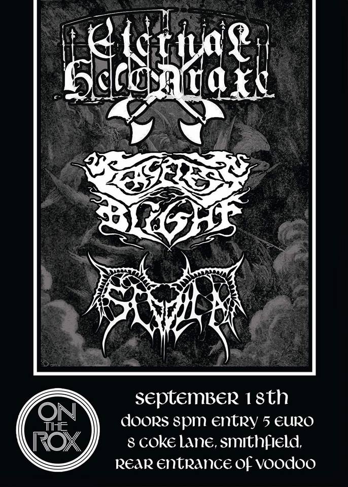 Eternal Helcaraxe + Ceaseless Blight + Scylla: Eternal Helcaraxe, Ceaseless Blight, Scylla @ The Voodoo Lounge - Sep 18, 2015