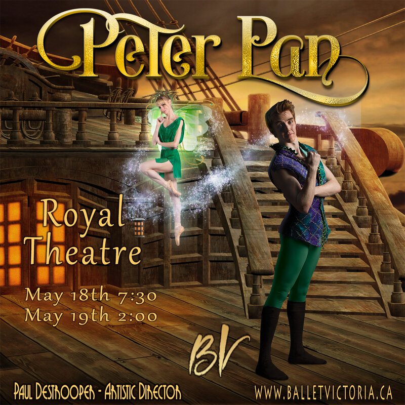Ballet Victoria's "Peter Pan": Ballet Victoria @ Royal Theatre May 19 2018 - Jun 17th @ Royal Theatre