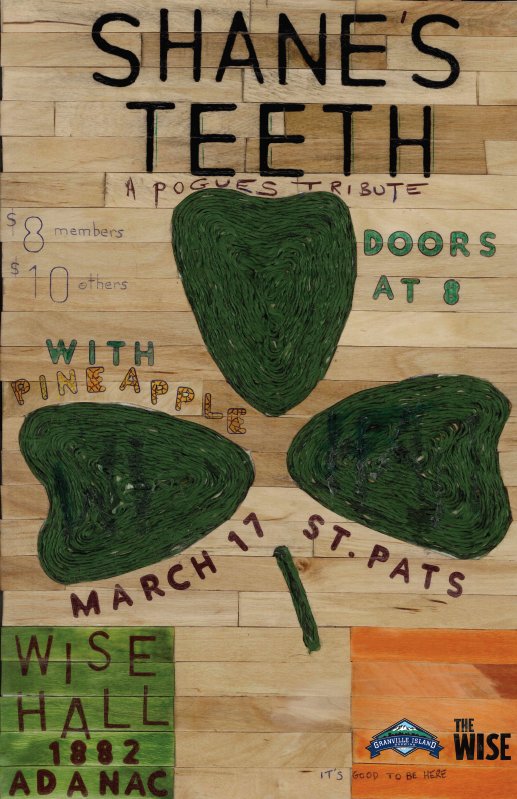 St. Pat's BASH! with Shane's Teeth: Shane's Teeth, Pineapple @ WISE Hall - Mar 17, 2011