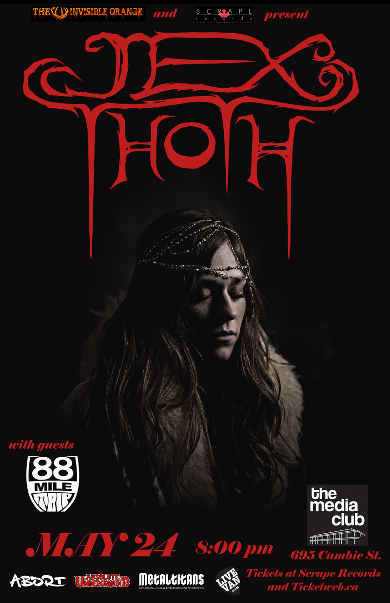 Jex Thoth, 88 Mile Trip @ The Media Club May 24 2014 - May 7th @ The Media Club