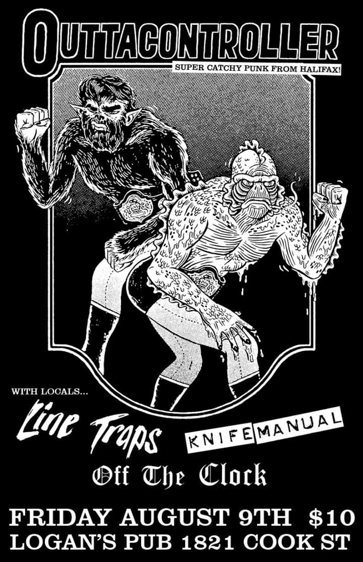 catchy as F**K pop punk+ local punk: OUTTACONTROLLER  @ Logan's Pub Aug 9 2019 - Jun 5th @ Logan's Pub