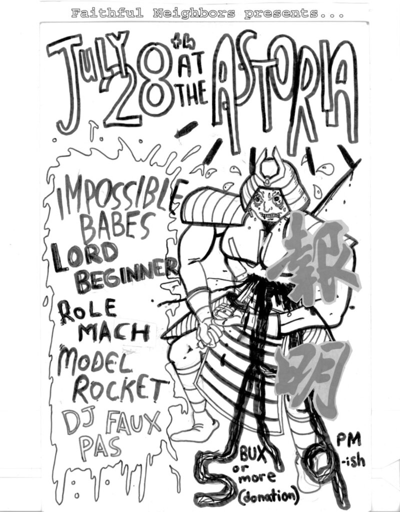 Faithful Neighbors presents.: Lord Beginner, Role Mach, Model Rocket, Impossible Babes @ The Astoria  Jul 28 2010 - May 7th @ The Astoria 