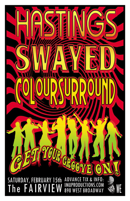 Hastings, SWAYED, Coloursurround @ Fairview Pub Feb 15 2014 - May 9th @ Fairview Pub
