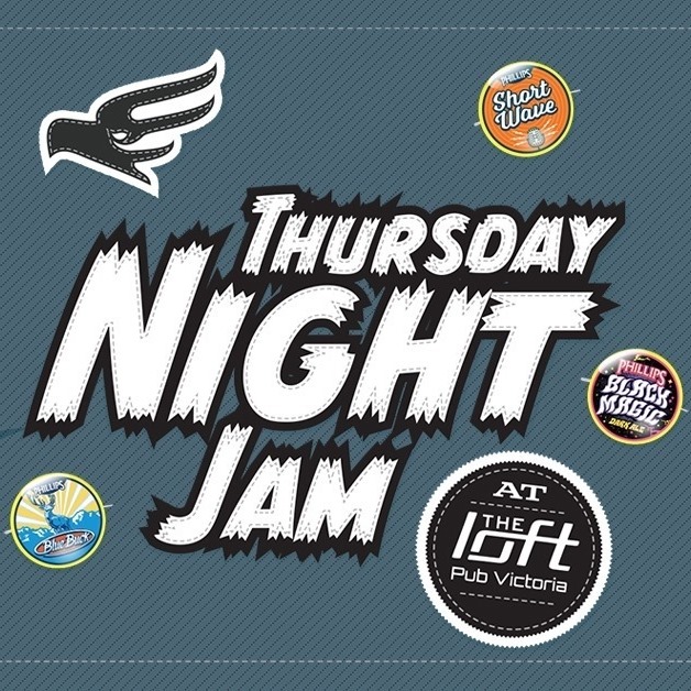 Thursday Night Jam @ The Loft @ The Loft (Victoria) Jul 11 2019 - Jun 4th @ The Loft (Victoria)