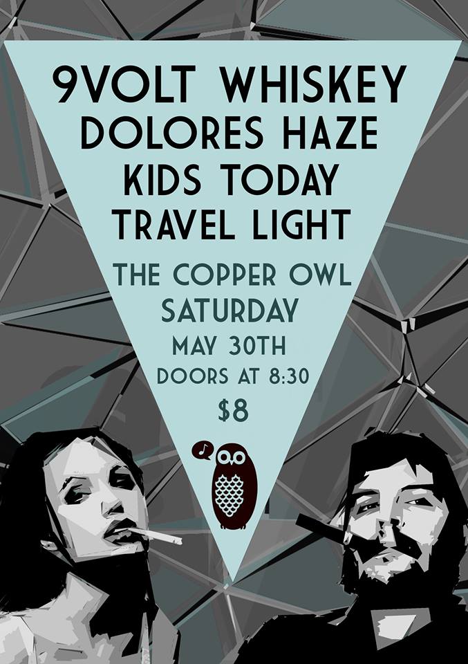 150 days of Funk: 9Volt Whiskey, Dolores Haze, Travel Light, Kids Today @ Copper Owl May 30 2015 - May 9th @ Copper Owl