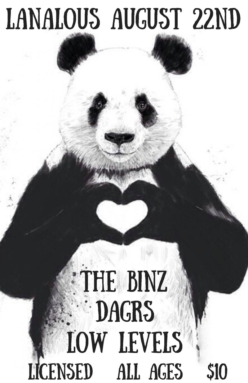 The Binz, DAGRS @ LanaLou's Aug 22 2015 - May 1st @ LanaLou's