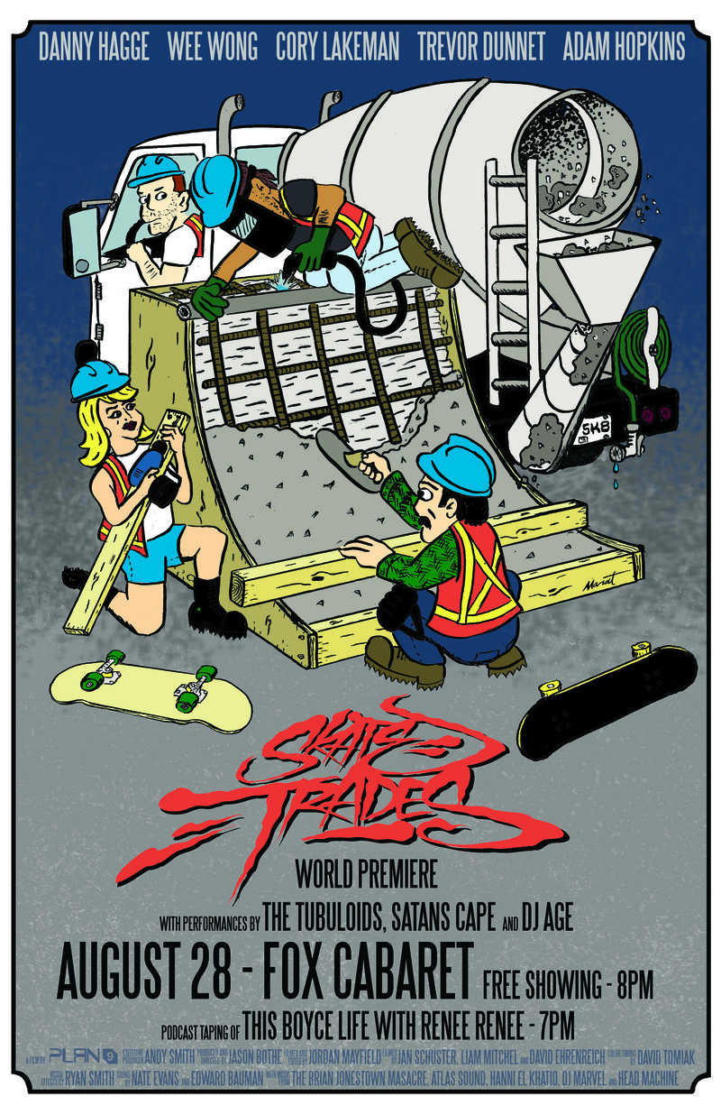 Skate Trades Video Premiere - FREE SHOW!!!: The Tubuloids, Satan's Cape, DJ AGE @ Fox Cabaret Aug 28 2015 - May 8th @ Fox Cabaret