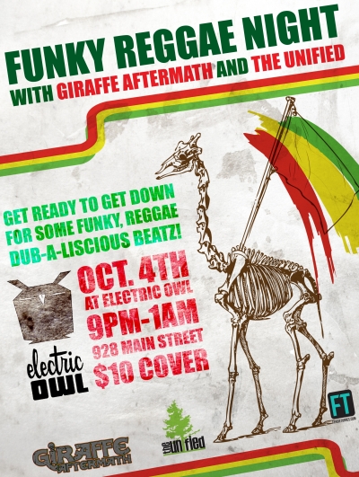 Giraffe Aftermath @ Electric Owl Oct 4 2012 - May 6th @ Electric Owl