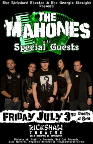 The Mahones, Los Furios @ Rickshaw Theatre Jul 3 2015 - May 8th @ Rickshaw Theatre