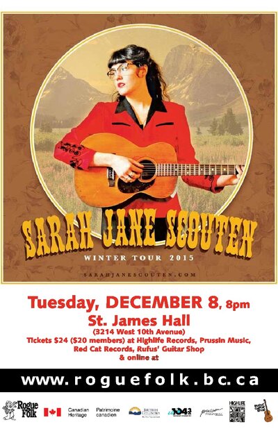 Sarah Jane Scouten  @ St. James Community Hall Dec 8 2015 - May 13th @ St. James Community Hall