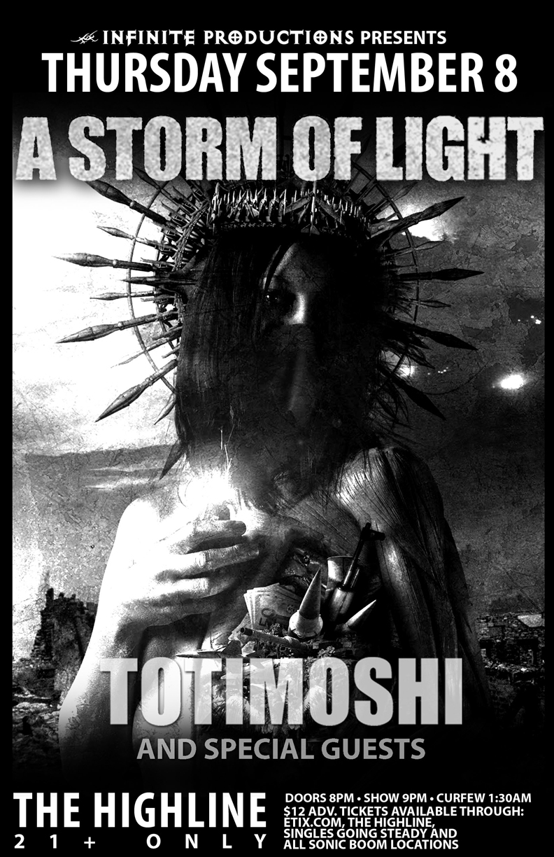 A Storm of Light, Totimoshi, Mico de Noche @ Highline Sep 8 2011 - May 7th @ Highline