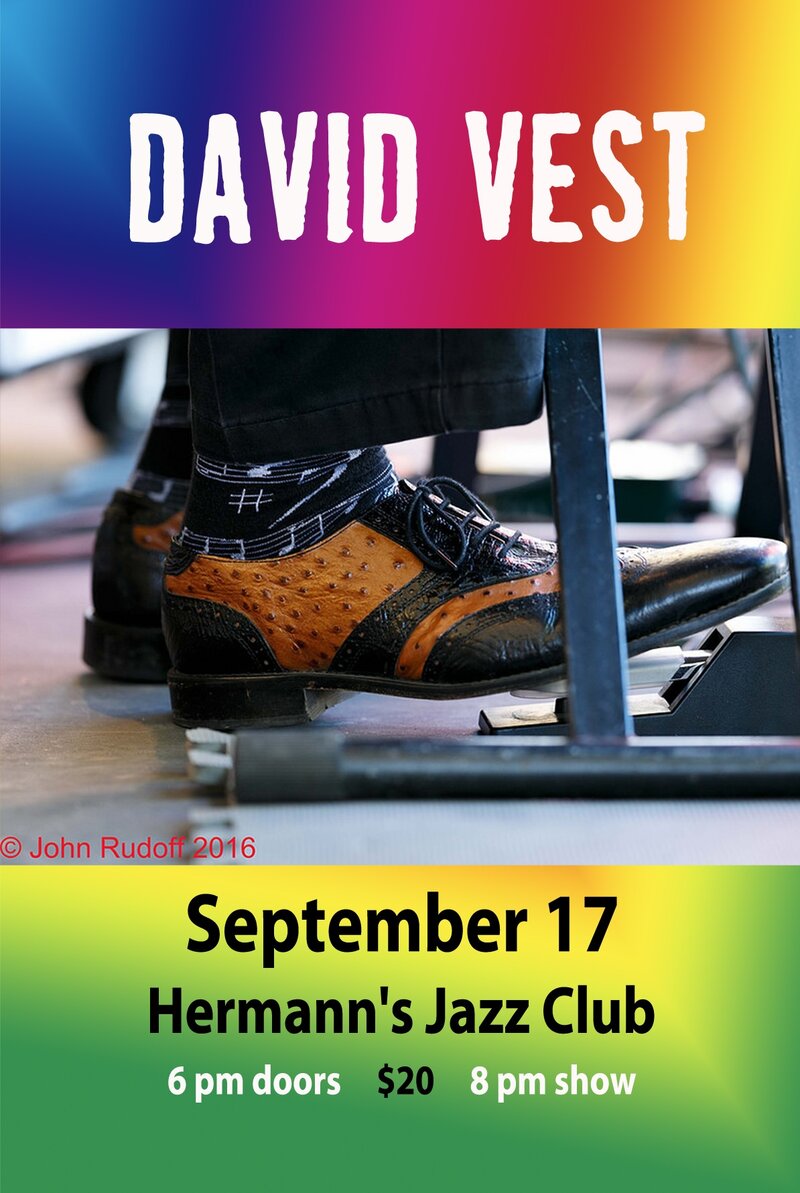 David Vest @ Hermann's Jazz Club Sep 17 2016 - May 15th @ Hermann's Jazz Club