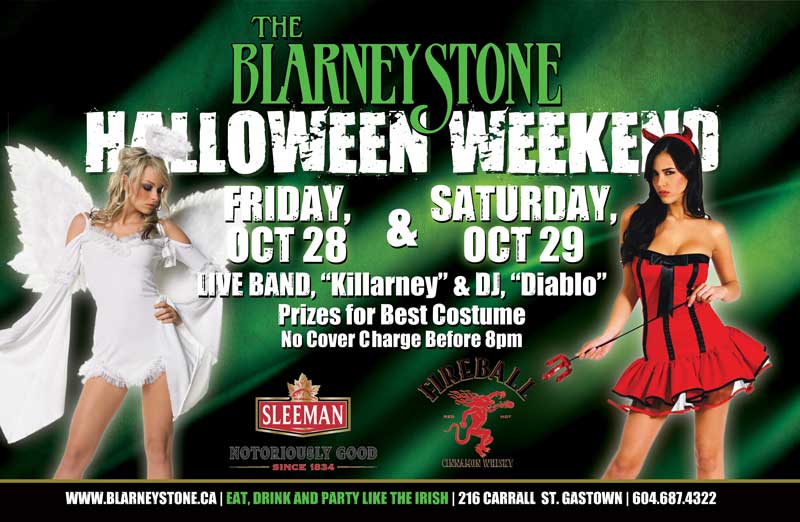 Halloween Weekend Antics at the Blarney Stone!: Killarney @ Blarney Stone Oct 29 2011 - May 10th @ Blarney Stone