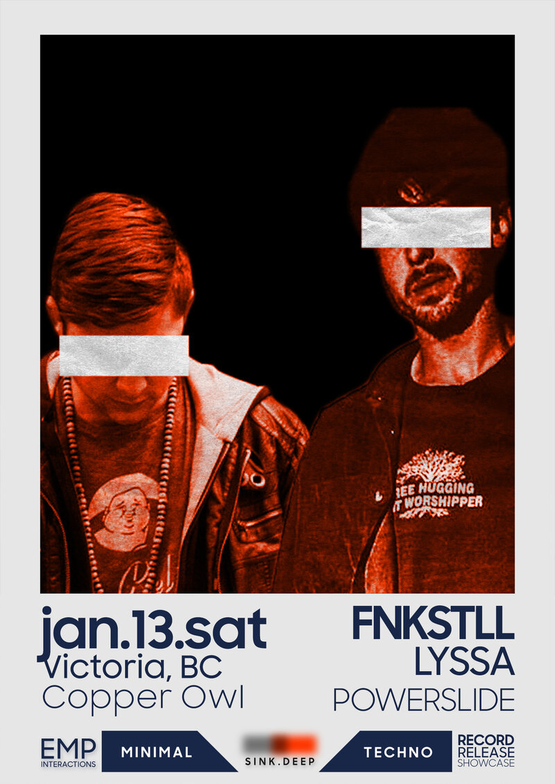 Sink Deep presents: Fnkstll, Lyssa, POWERSLIDE @ Copper Owl Jan 13 2018 - May 6th @ Copper Owl