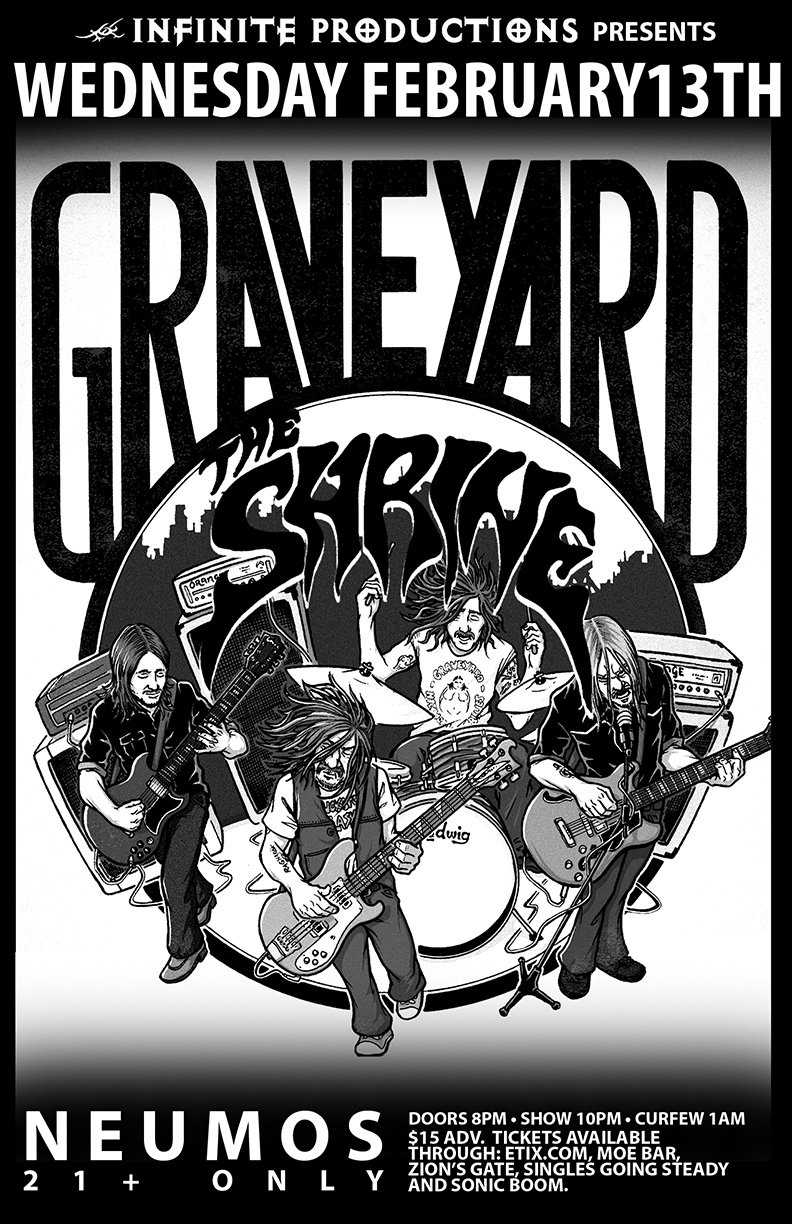 Graveyard, The Shrine @ Neumos Feb 13 2013 - May 6th @ Neumos