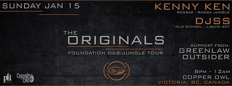 The Originals Tour at Copper Owl (Early Show): Kenny Ken, DJ SS, Greenlaw, Outsider @ Copper Owl Jan 15 2017 - May 7th @ Copper Owl