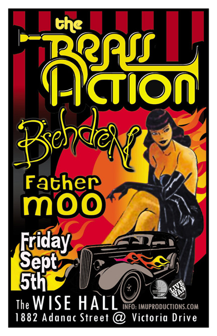 SKA DANCE PARTY THIS FRIDAY!: The Brass Action, Brehdren, FATHER MOO  @ WISE Hall Sep 5 2014 - May 8th @ WISE Hall