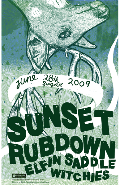 Sunset Rubdown, Elfin Saddle, Witchies @ Capital Ballroom Jun 28 2009 - May 9th @ Capital Ballroom