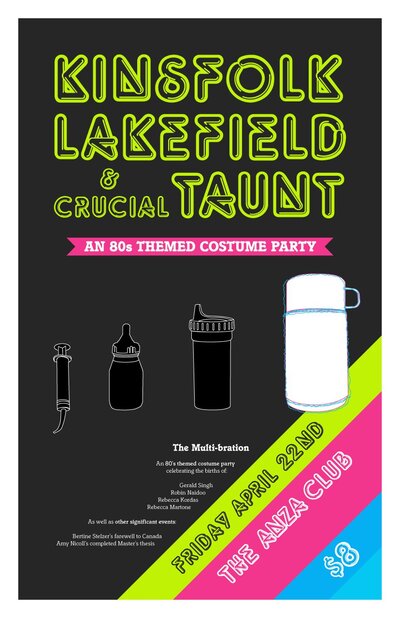 Lakefield, Crucial Taunt, Kinsfolk @ The Anza Club Apr 22 2011 - May 7th @ The Anza Club