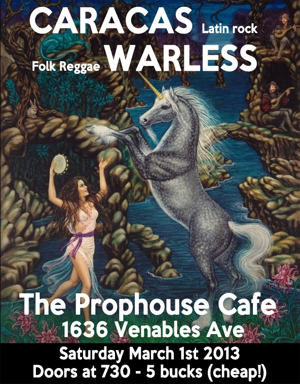 Vitamin Dance: a night of booty-shaking with Warless and Caracas: Warless, Caracas @ The Prophouse Cafe Mar 2 2013 - May 8th @ The Prophouse Cafe