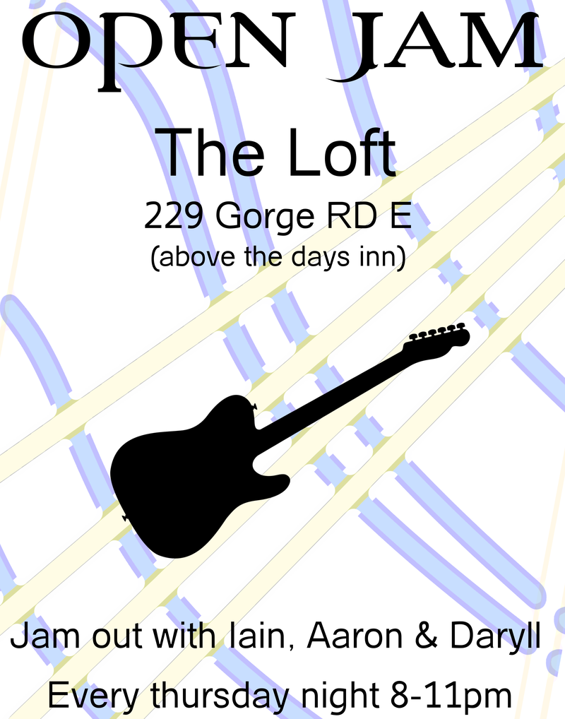The Loft's Open Jam @ The Loft (Victoria) Nov 10 2016 - Jun 11th @ The Loft (Victoria)