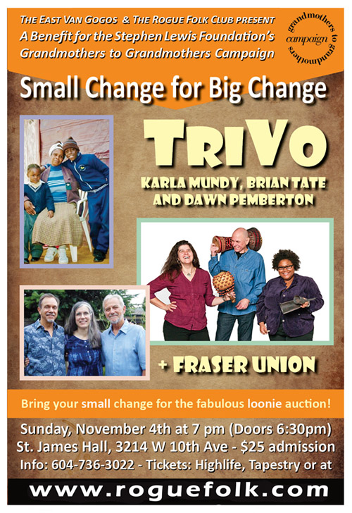 TriVo, Fraser Union @ St. James Community Hall Nov 4 2018 - May 5th @ St. James Community Hall
