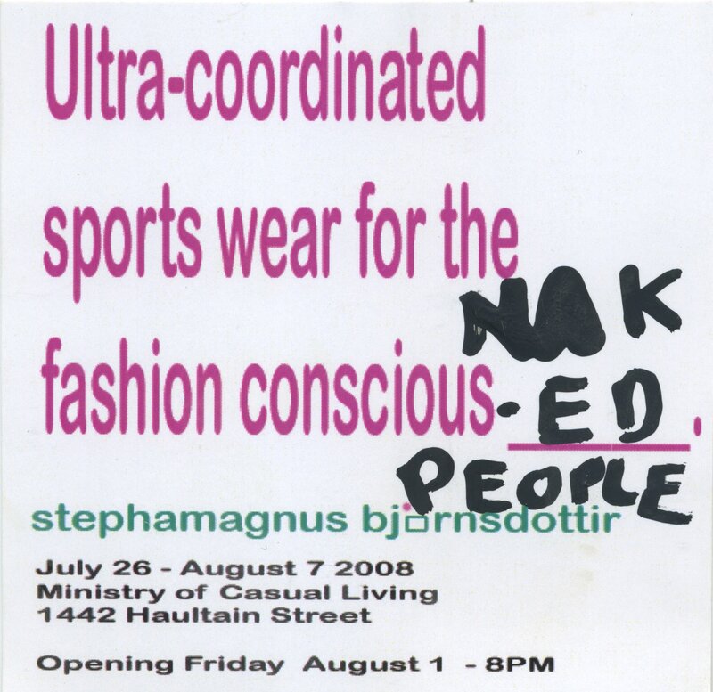 Stephanie Bjornson : Ultra Coordinated Sportswear for the fashion conscious _______. @  Jul 26 2008 - Jun 14th @ 