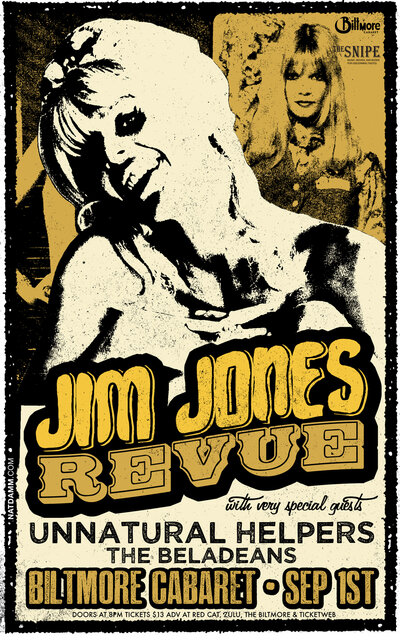 The Jim Jones Revue, Unnatural Helpers, The Beladeans @ The Biltmore Cabaret Sep 1 2011 - May 12th @ The Biltmore Cabaret