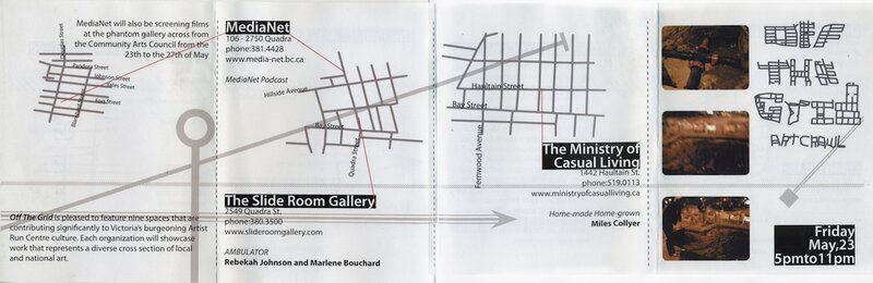 Off The Grid Art Crawl @  May 23 2008 - Jun 14th @ 
