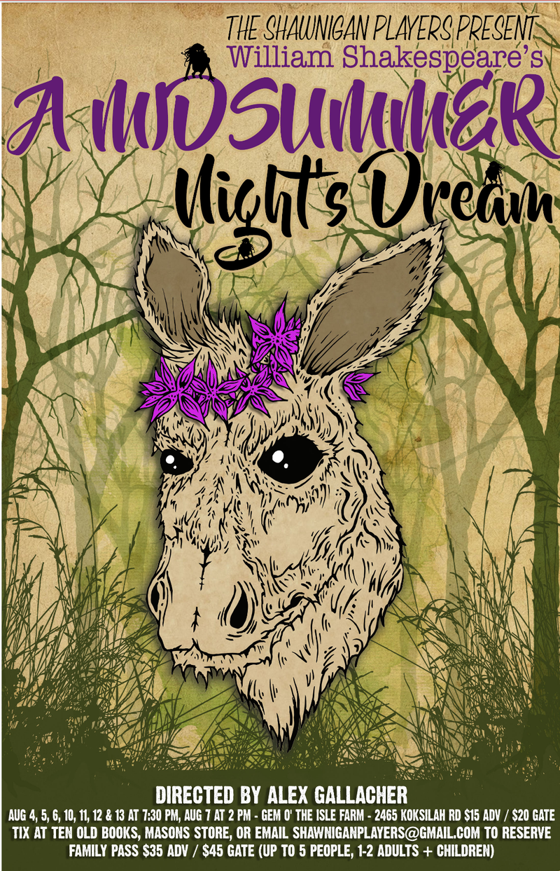 A Midsummer Night's Dream @ The Gem 'O the Isle Sculpture Garden Aug 13 2016 - May 6th @ The Gem 'O the Isle Sculpture Garden