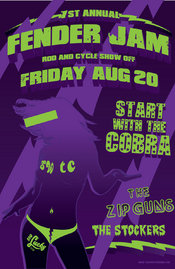 START WITH THE COBRA, zip guns, The Stockers @ Lucky Bar Aug 20 2010 - May 8th @ Lucky Bar