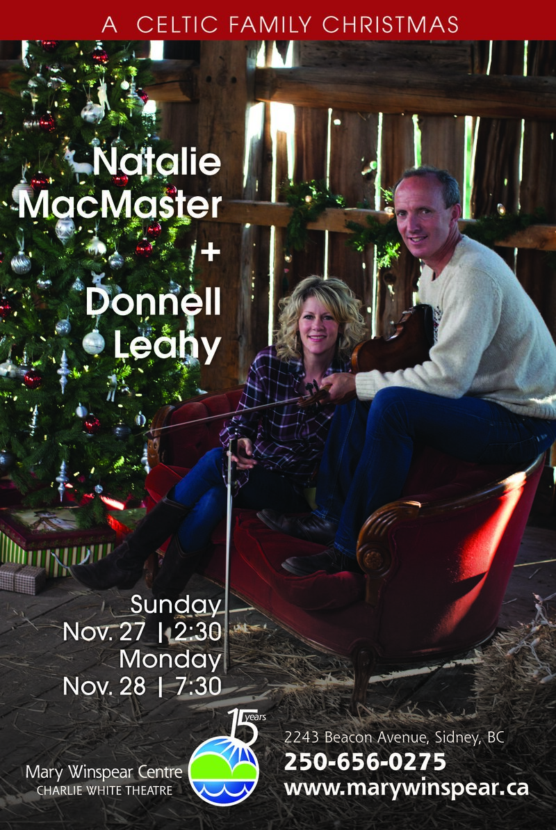 A Celtic Family Christmas: Natalie MacMaster & Donnell Leahy  @ Mary Winspear Centre Nov 28 2016 - Jun 5th @ Mary Winspear Centre